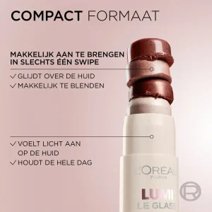 L'Oréal Lumi Le Glass 620 Pink Ballet Highlighter Stick 5g