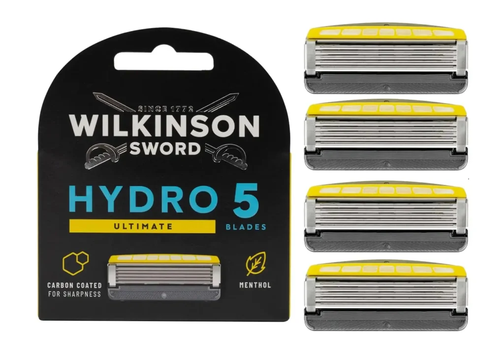 Wilkinson Sword Hydro 5 Sense Energize Recharges 4 pièces