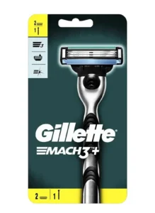 Système de rasage Gillette Mach3 + 2 lame de rasoir pour hommes
