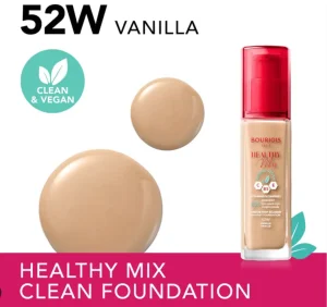 Fond de teint Bourjois Healthy Mix Clean Vegan 052 Vanille