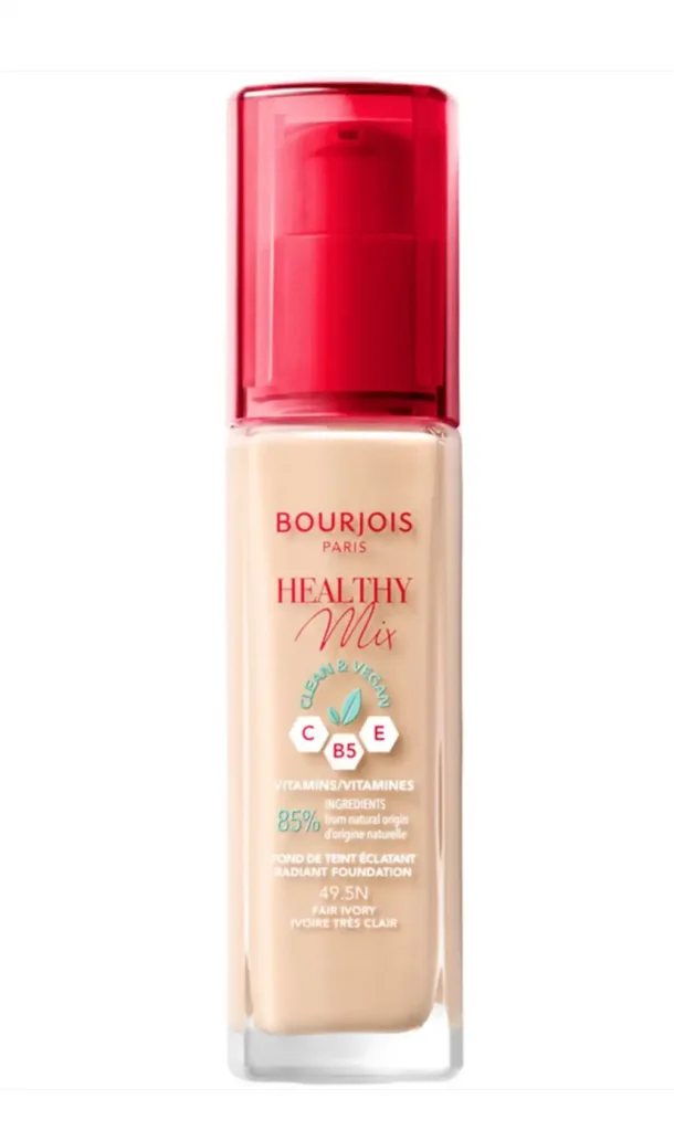 Fond de teint Bourjois Healthy Mix Clean Vegan 49.5 Ivoire Clair