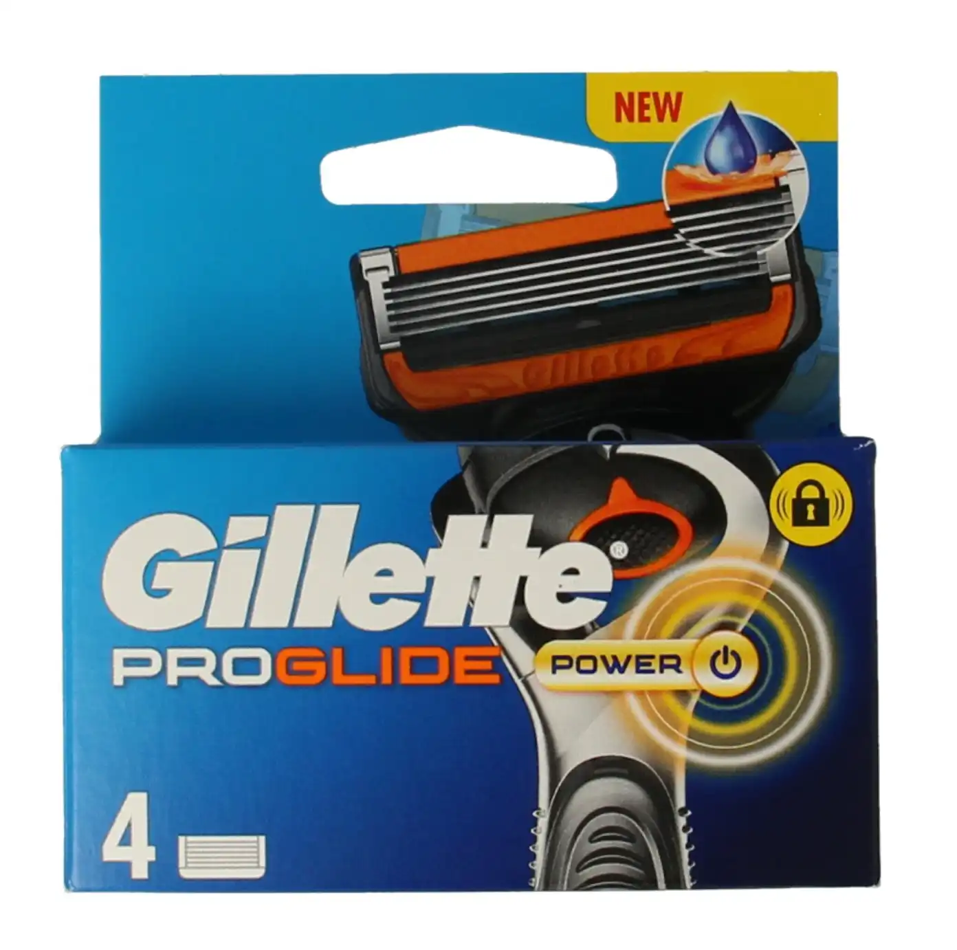 Gillette Proglide Power Lames de rasoir 4 pièces