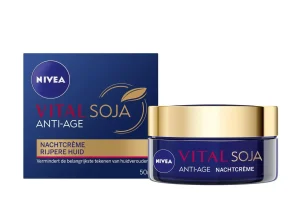 NIVEA Vital Soja Anti-Age Crème de Nuit Peaux Matures 50 ml