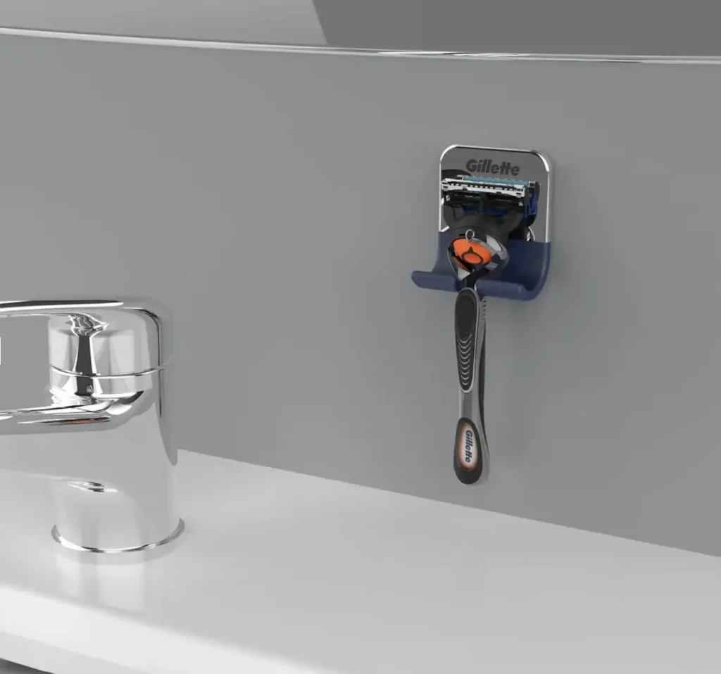 Mini support pour rasoir Gillette