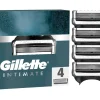 Gillette Intimate Pour la zone intime 4 lames de rasoir