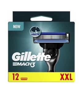 Gillette Mach3 Rasierklingen 12er-Pack