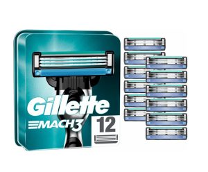 Lames de rasoir Gillette Mach3 12 pièces