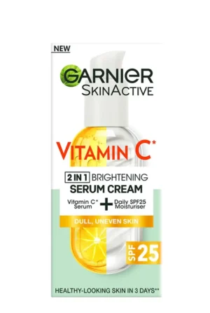 Garnier Sérum Crème Vitamine C 50 ml Soin Visage Anti-Taches