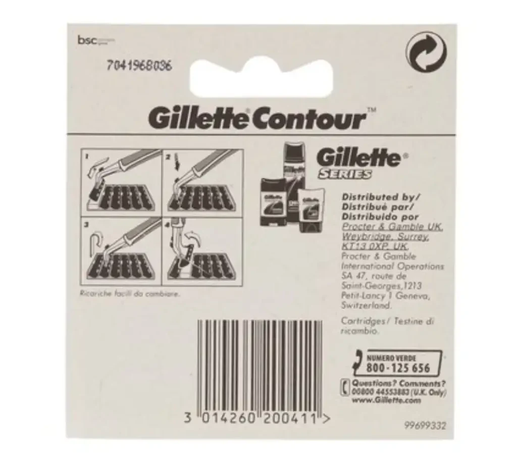 Gillette Contour Recharge 5 unités
