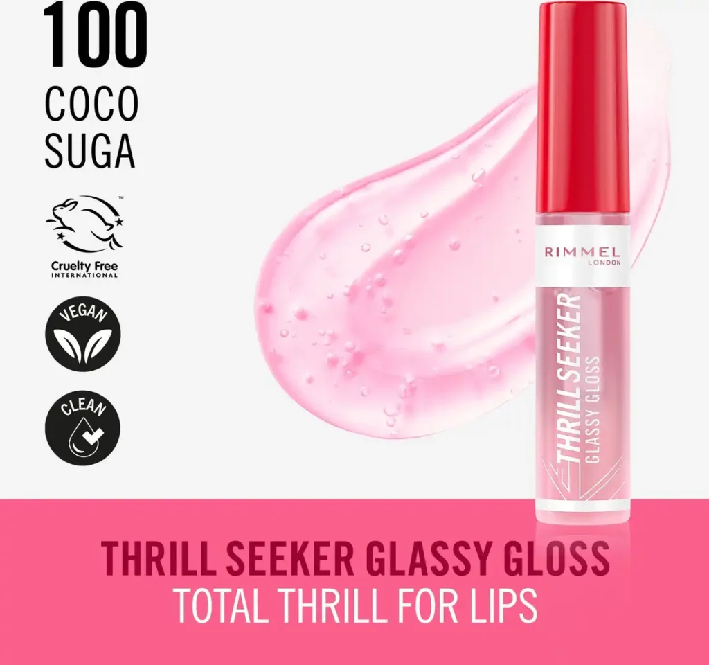 Rimmel Thrill Seeker Glassy Gloss 350 Pink To The Berry 10ml
