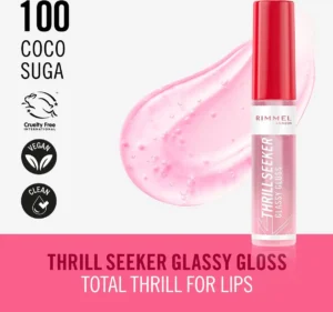 Rimmel Thrill Seeker Glassy Gloss 350 Pink To The Berry 10ml