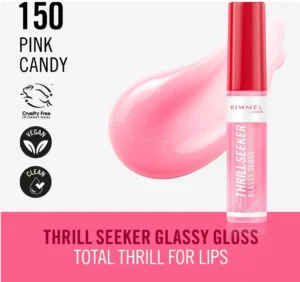 Rimmel London THRILL SEEKER 150 Pink Candy Gloss 10 ml