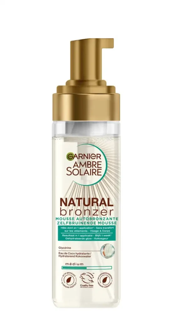 Garnier Ambre Solaire Natural Bronzer Mousse - 200 ml