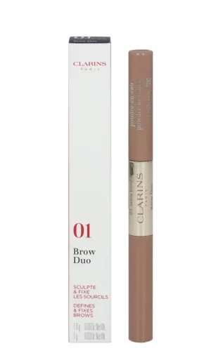 Clarins Brow Duo Poudre à Sourcils et Mascara 2 en 1