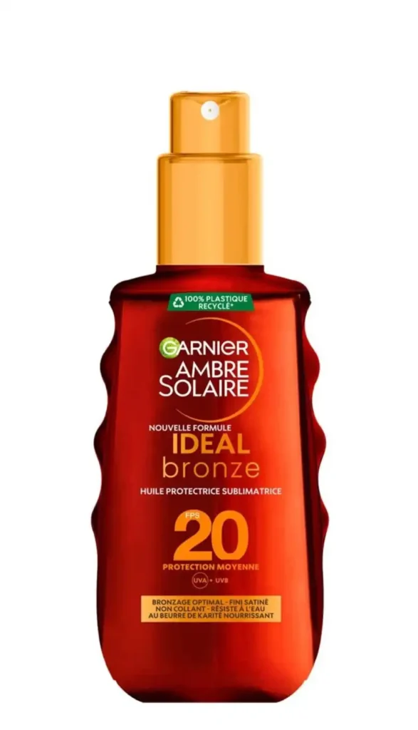 Garnier Huile Protectrice Ideal Bronze SPF 20 Ambre Solaire 150ml