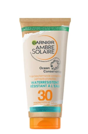Garnier Ambre Solaire Lait Protecteur Solaire Résistant à l'Eau SPF 30 -175 ml