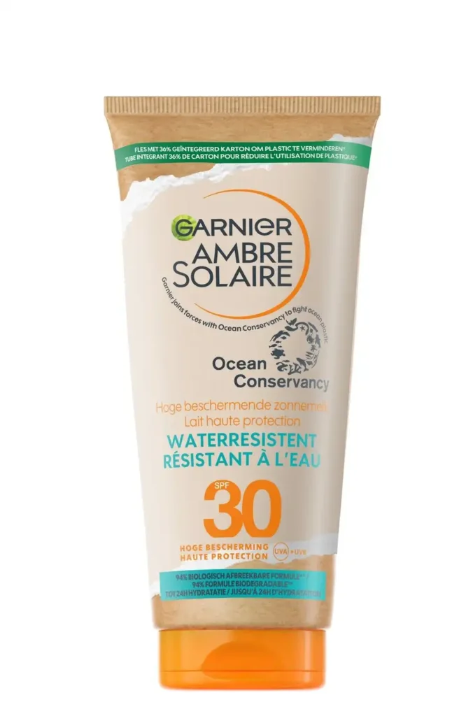 Garnier Ambre Solaire Lait Protecteur Solaire Résistant à l'Eau SPF 30 -175 ml