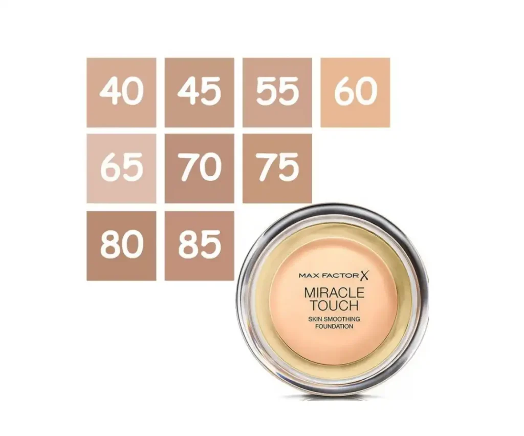 Max Factor Fond de teint lissant Miracle Touch 055 Blushing Beige