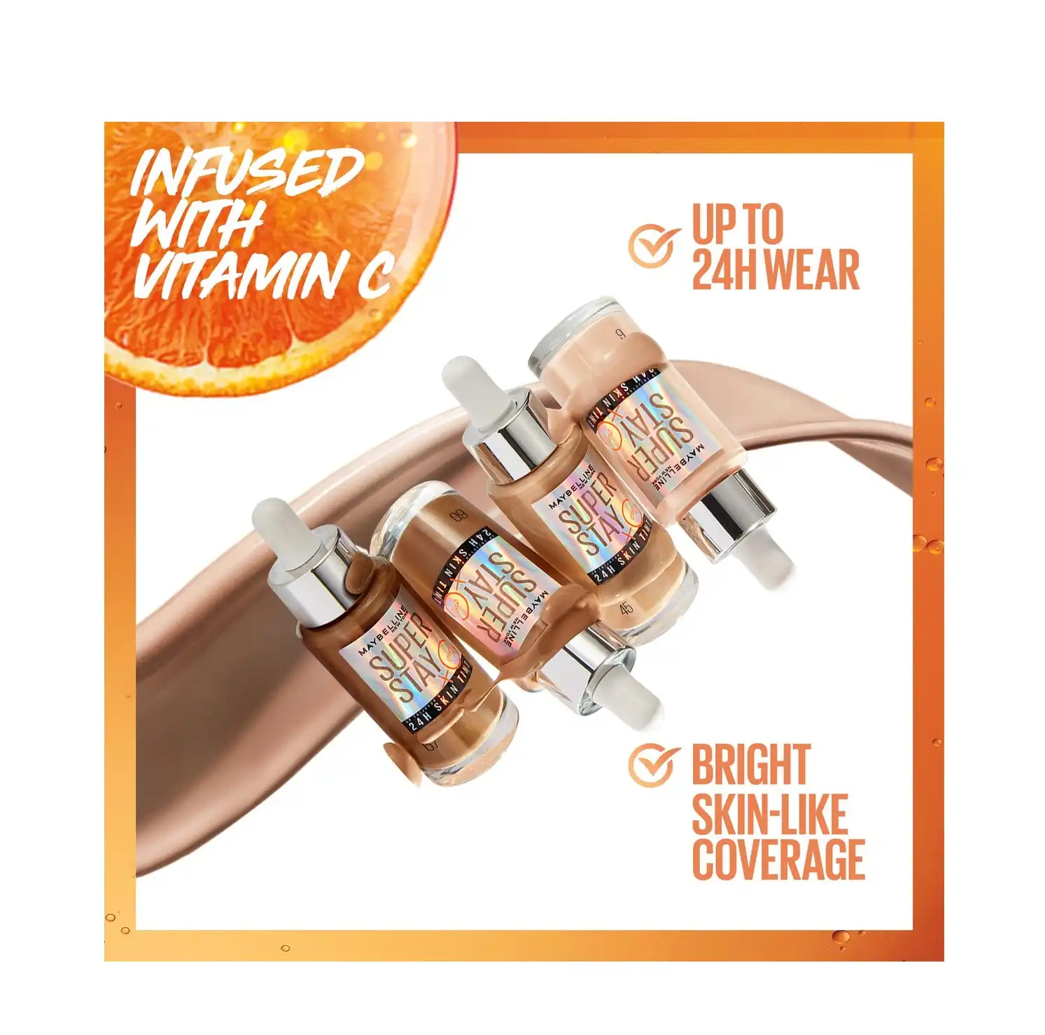 Maybelline SuperStay 24H Skin Tint Foundation Voordelen - Cosmod