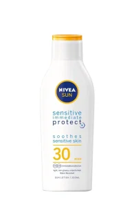Lait solaire NIVEA SUN Sensitive Protection Immédiate SPF 30 - 200 ml