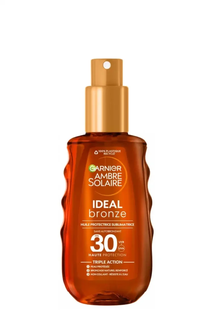 Garnier Olejek do ochrony przeciwsłonecznej Ideal Bronze SPF 30 150 ml