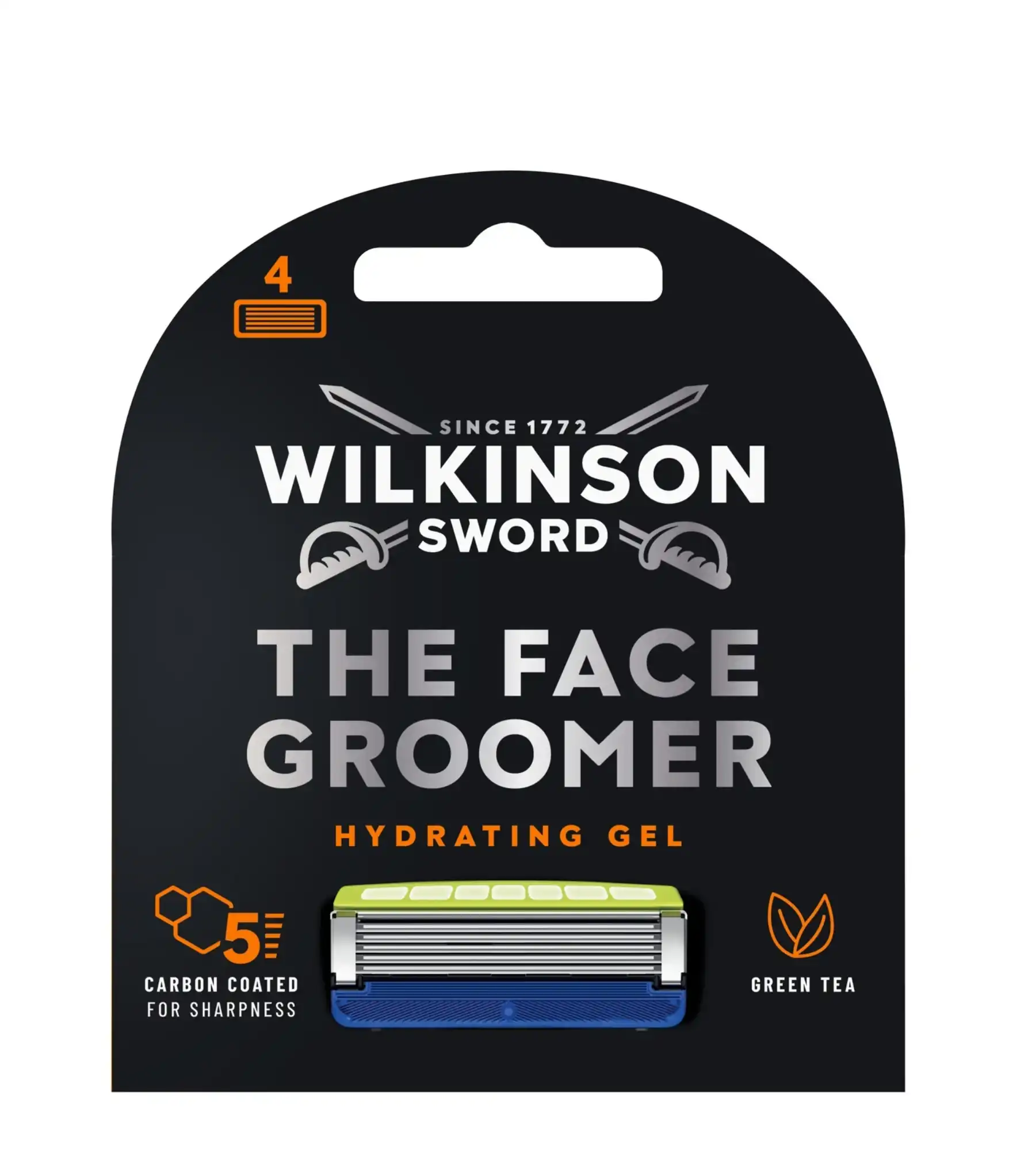Lames de rasoir Wilkinson The Face Groomer Hydrating Gel paquet de 4