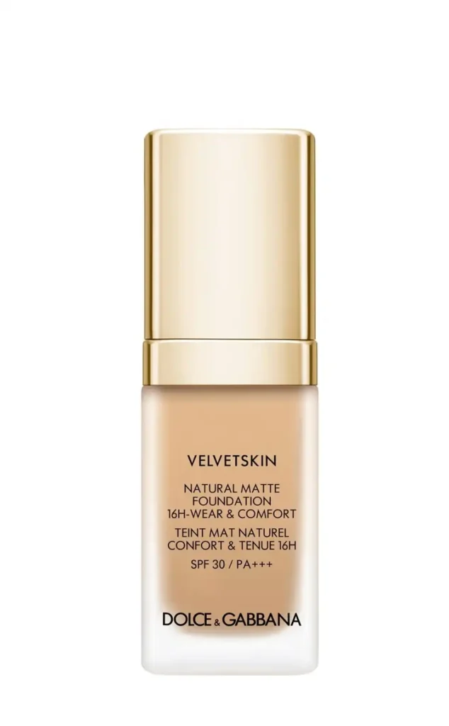 Dolce Gabbana Velvetskin flydende foundation 350 Bronze naturlig mat SPF30 30 ml