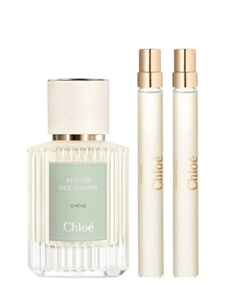 Chloé Atelier des Fleurs Chêne 50 ml Eau de Parfum – 10 ml Chloé Immortelle + 10 ml Chloé Hysope – Gavesæt