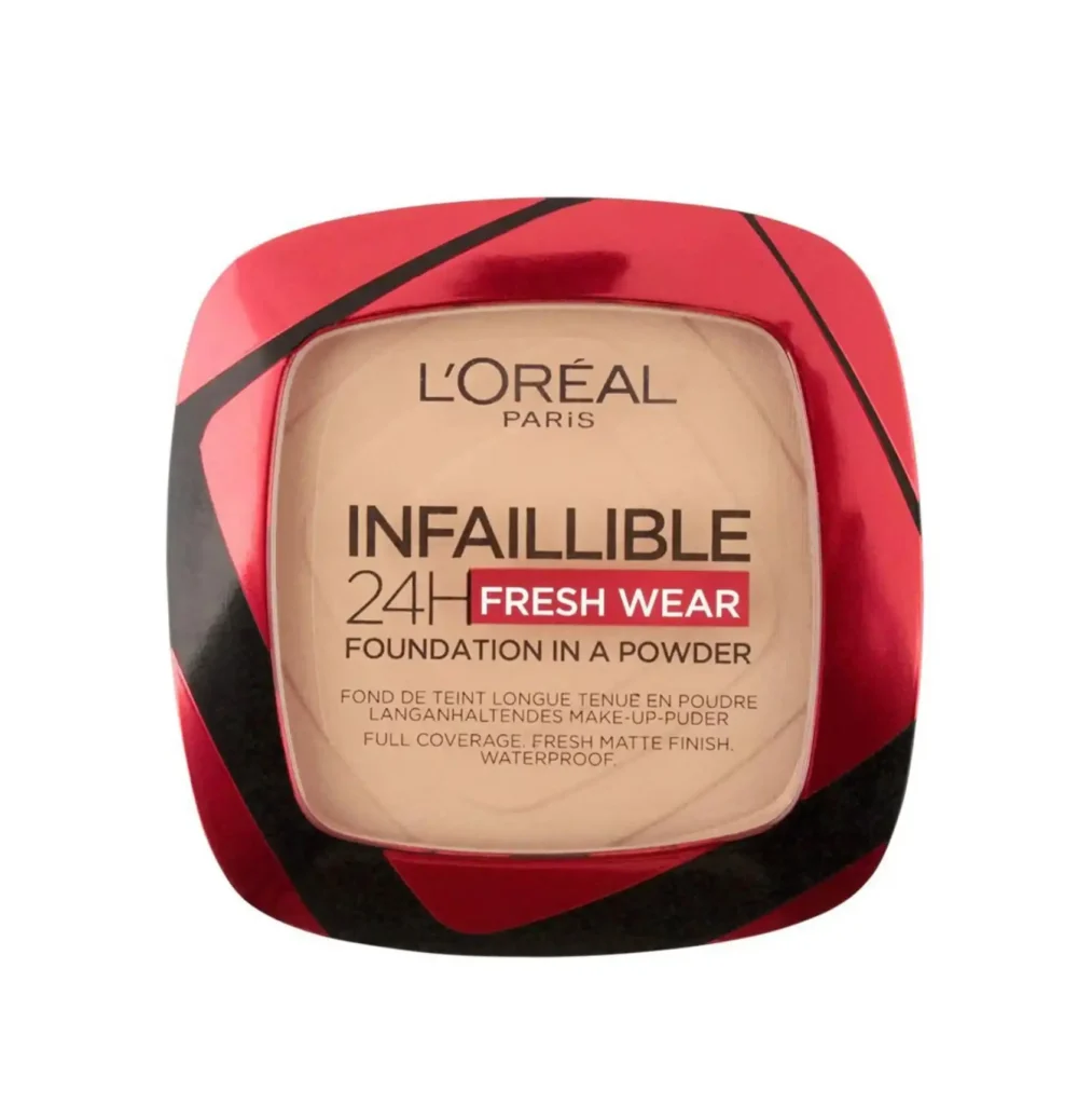 Puder podkładowy L'Oréal Infaillible 24H Fresh Wear 220 neutralny 9 g