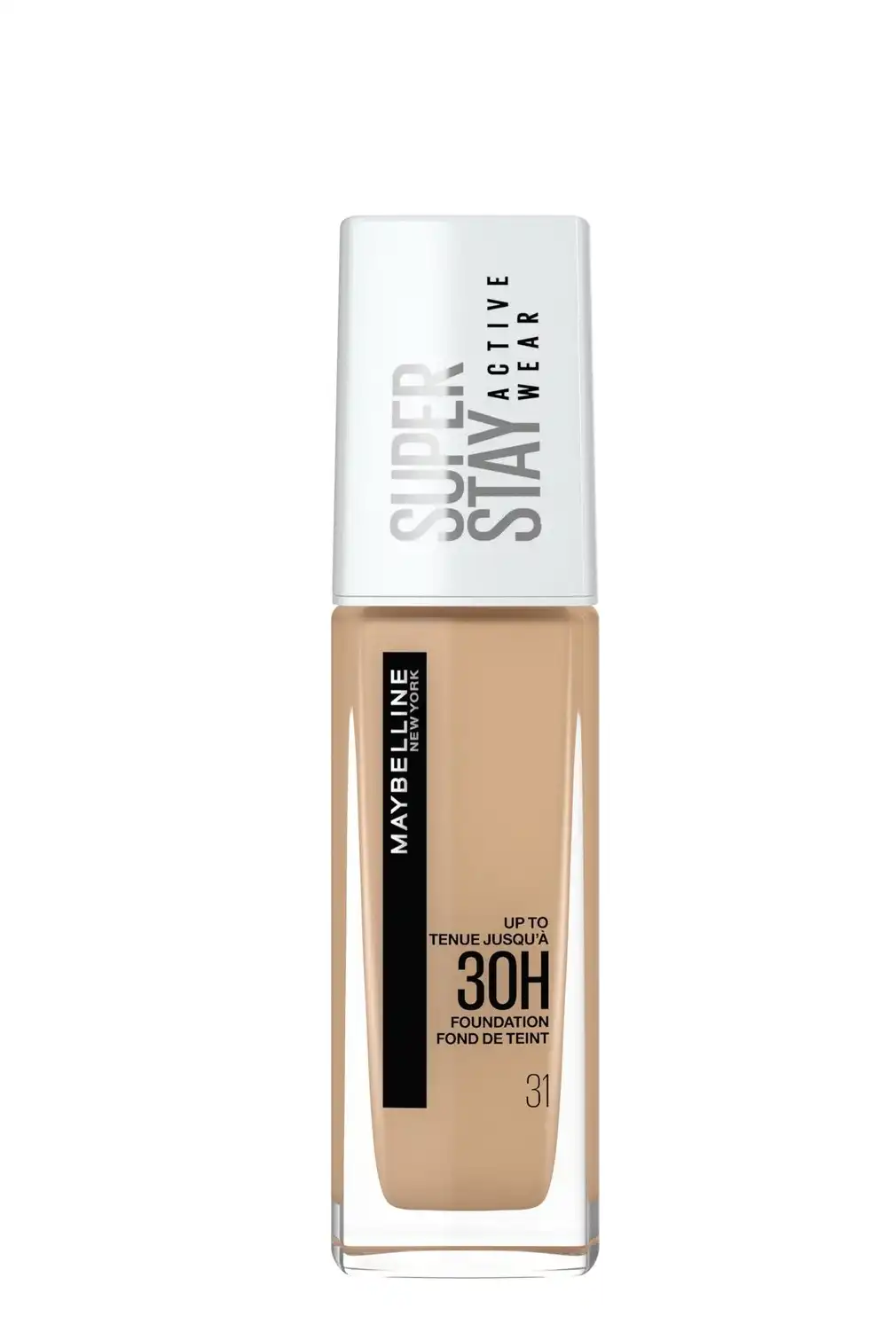 Fond de teint Maybelline SuperStay 30H Active Wear Teinte 31 Warm Nude 30 ml