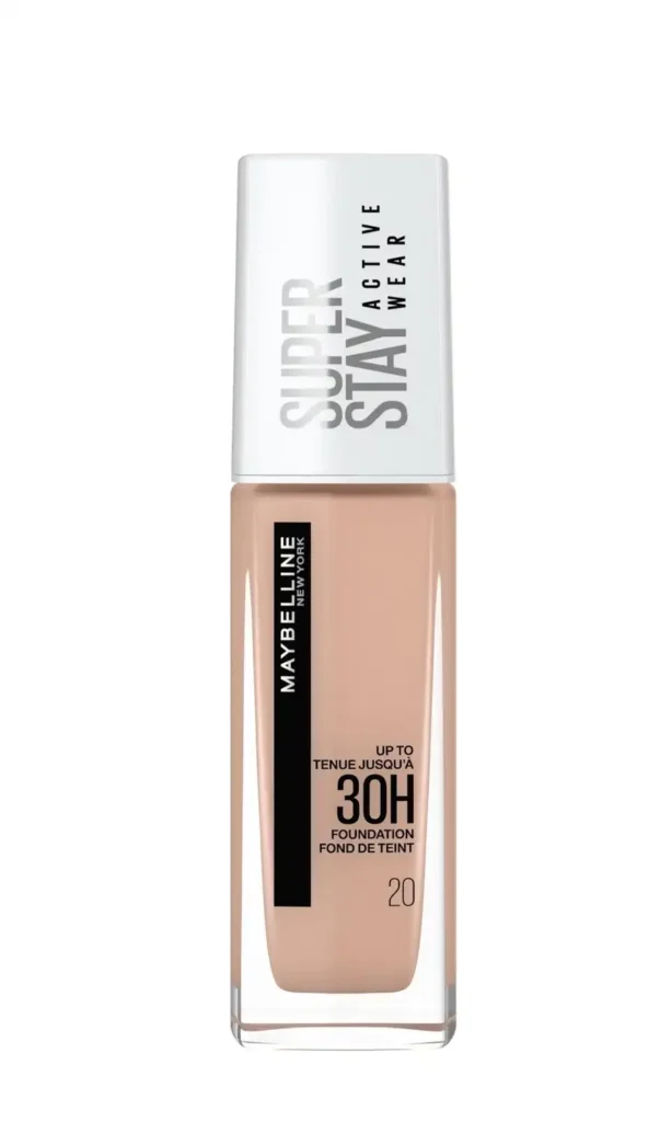Maybelline SuperStay 30H Active Wear Foundation, tint 20 Cameo, 30 ml