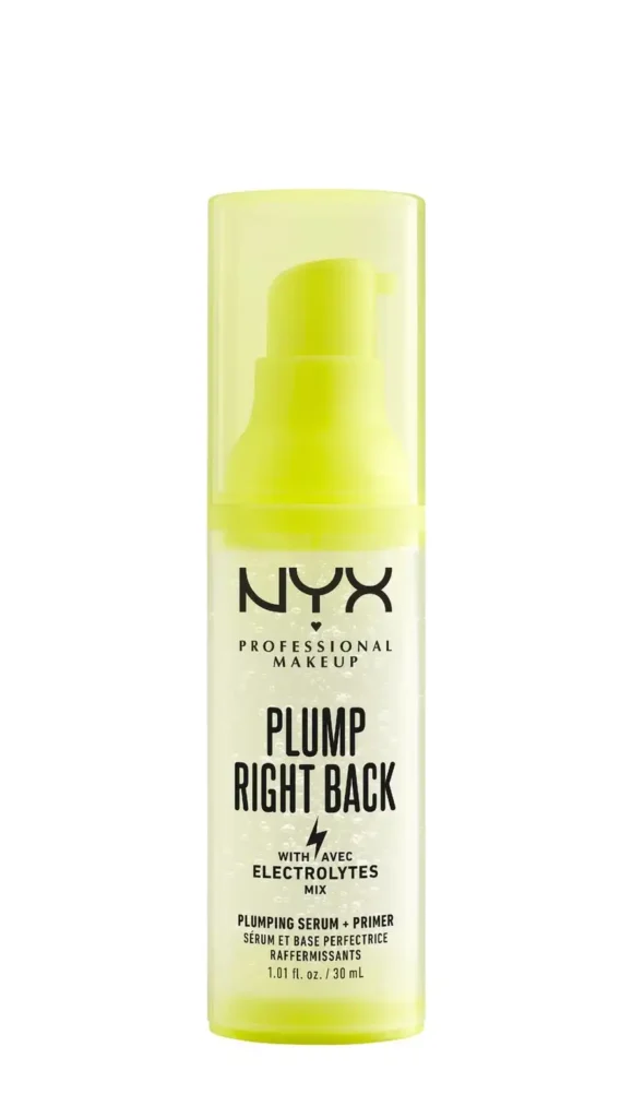 NYX Professional Makeup Plump Right Back Primer Serum – baza pod makijaż 30 ml