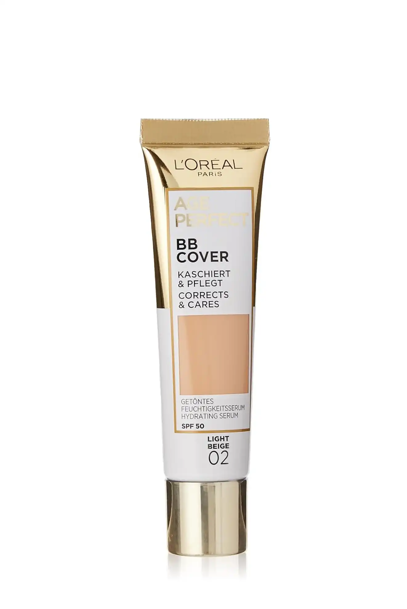 L'Oreal Paris Age Perfect BB Cover Foundation 30ml SPF50 02 light beige 30ml