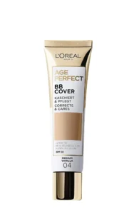 L'Oreal Paris Age Perfect BB Cover Foundation 30ml SPF50 - 04 Medium Vanilla