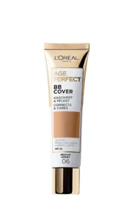 L'Oréal Paris Age Perfect BB Cover Corrects Cares 06 MEDIUM HONEY  30ml