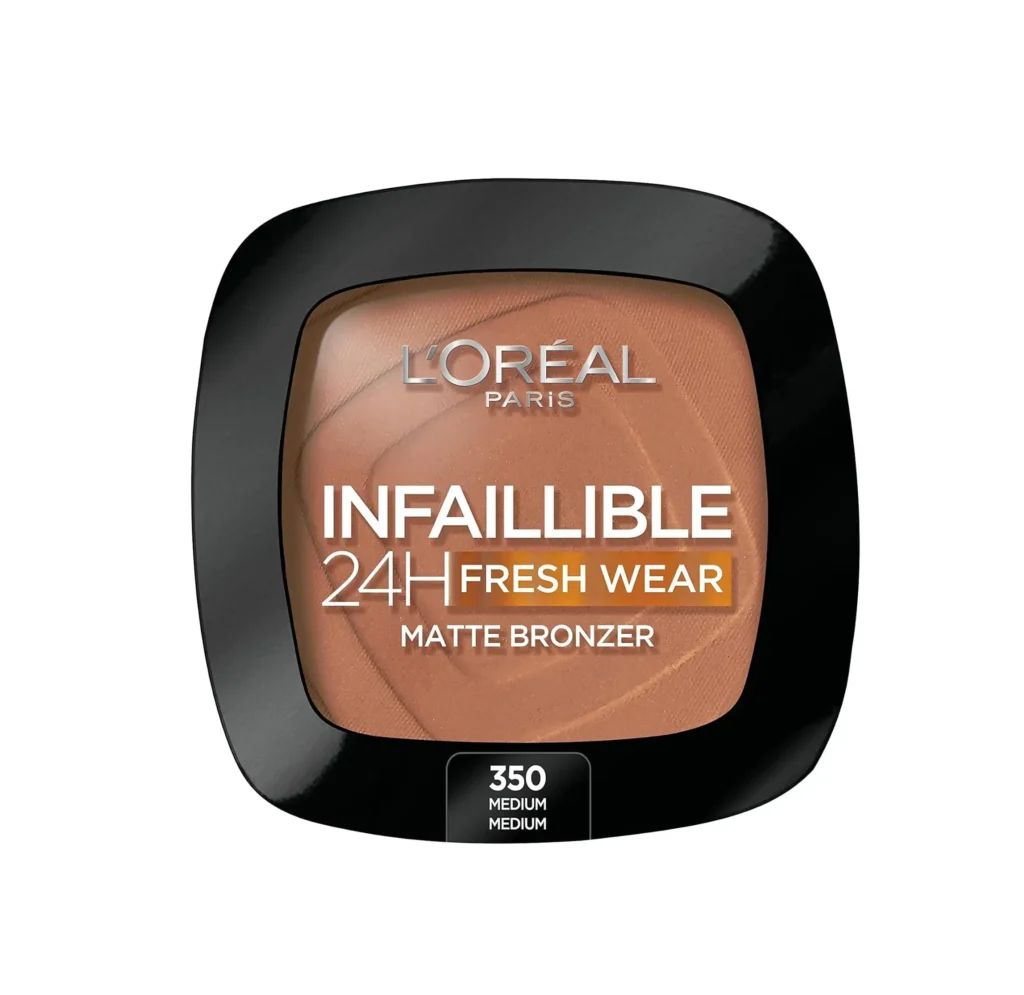 L'Oreal Infaillible 24H Fresh Wear Matowy bronzer 350-Medium Moyen 9 Gr