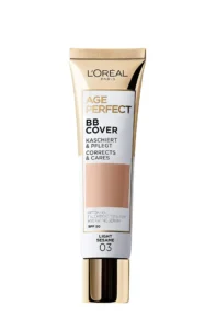 L'Oréal Fond de teint BB Cover Age Perfect 03 Sésame clair  SPF50  30 ml