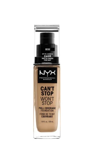 Fond de teint Nyx Professional Makeup Can't Stop Won't Stop Beige 30ml