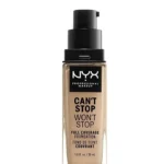 NYX Professional Makeup Fond de Teint 24h Fini Mat Vegan CSWSF07.5 Soft Beige 30ML