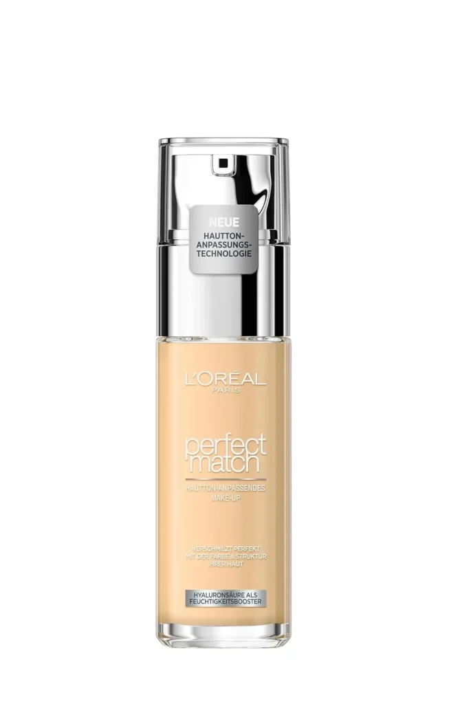 L'Oréal Perfect Match foundation med hyaluronsyre 1.N ivoire 30 ml