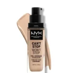 NYX Professional Fond de Teint 24h Waterproof Light Ivory 04  Fini Mat 30ML