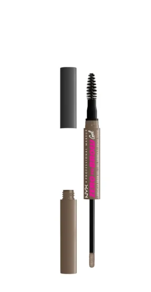 NYX Professional Makeup Gel à Sourcils Zero To Brow Jusqu'à 2 Jours Teinte ASH BROWN 05