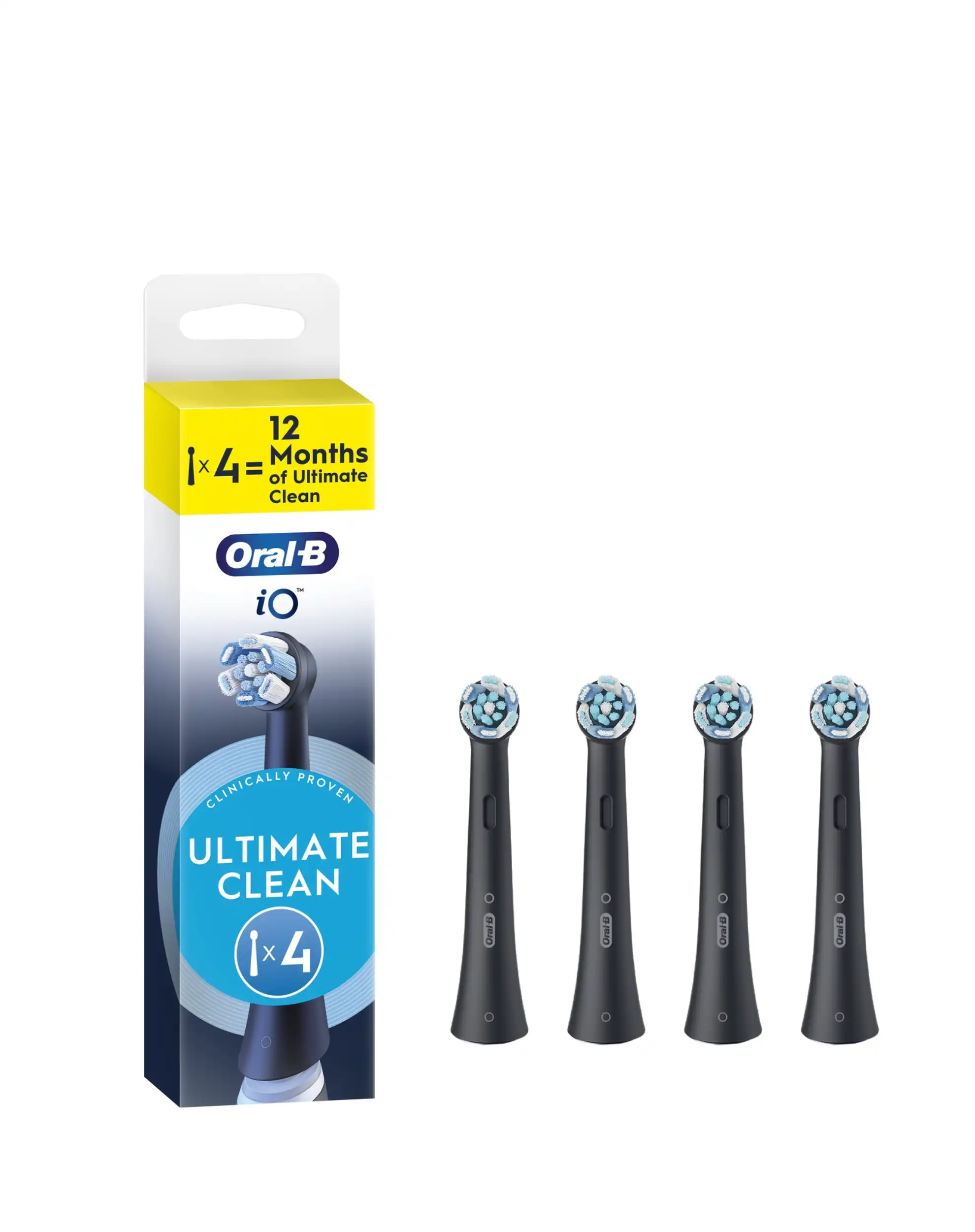 Oral-B iO Brossettes de Rechange Ultimate Clean 4 pcs