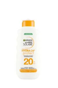 Garnier Ambre Solaire Hydra 24H Protect Lait SPF20 Résistant à l'eau 200ml