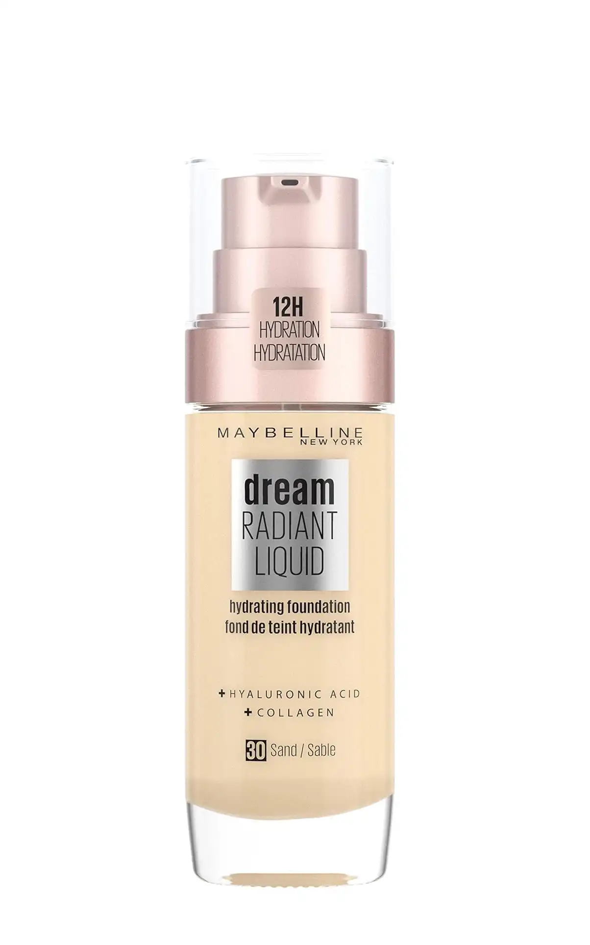 Maybelline Dream Radiant Liquid Fond de teint 30 teintes sable 30ml