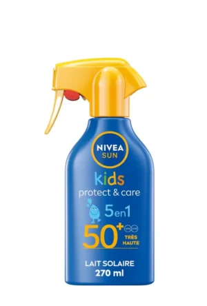 Spray solaire Nivea SUN Kids Protect & Hydrate 5 en 1 - FPS 50 - 270 ml