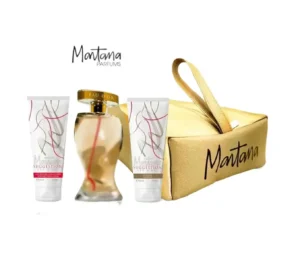 Montana Suggestion Eau D’or EDP 100ml + Lait Parfumée 100ml + Gel Douche 100ml