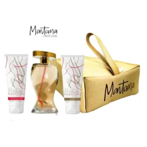 Montana Suggestion Eau D’or EDP 100ml + Lait Parfumée 100ml + Gel Douche 100ml
