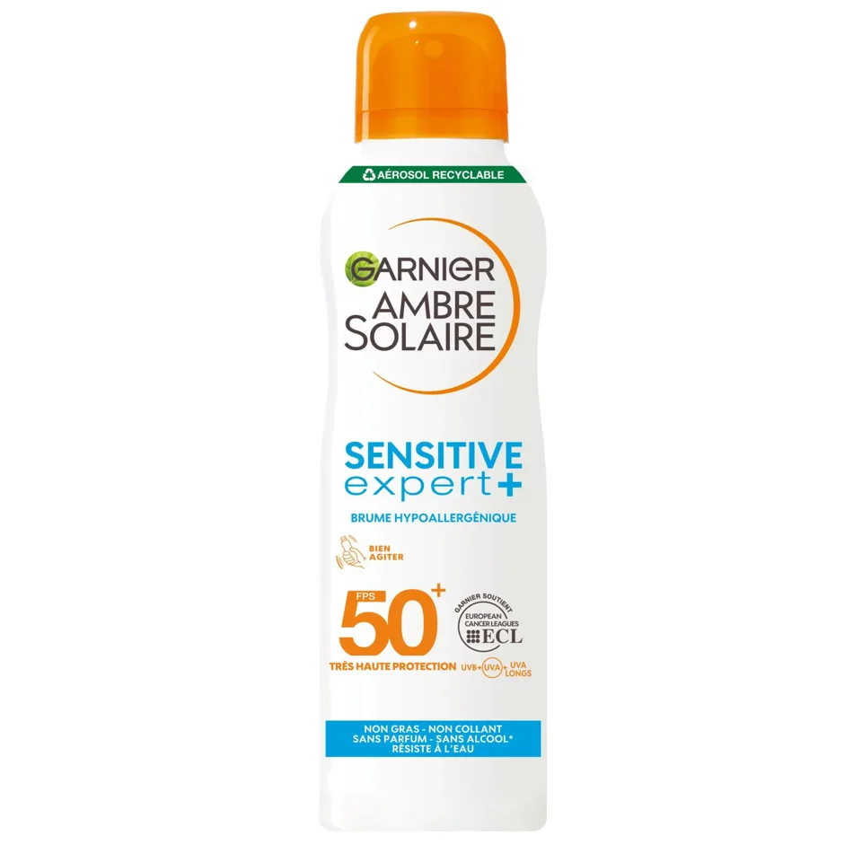 Garnier Ambre Solaire Sensitive Expert+ Brume Sèche FPS 50+ 200 ml
