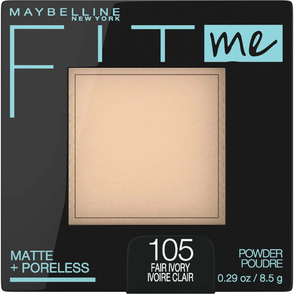 Maybelline New York Fit Me Matte 105 Natural Ivory Poudre